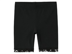 Name It bike shorts black with lace  